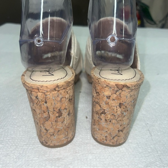 LifeStride Women's LAGUNA Platform Linen Slides Sandals Size 8 CREAM DAISY - Picture 4 of 11